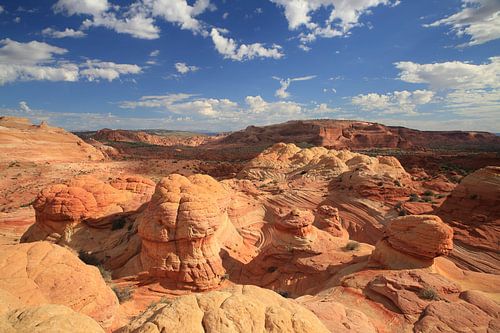 Rotsformaties in de North Coyote Buttes, deel van het Vermilion Cliffs National Monument. Dit gebied