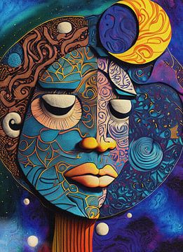 The Mystic Astrologer - Sorcerer Orion by Gisela- Art for You