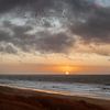 Sunset and evening walk on Texel by Marianne van der Zee