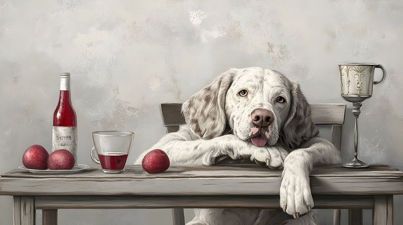Dog in love by Heike Hultsch