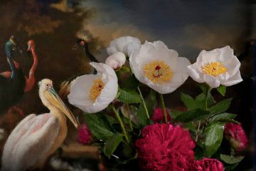 Blumenvogel von fotograafhollandslicht