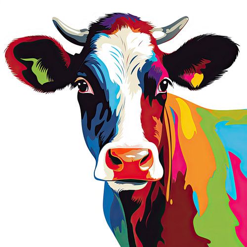 Vache pop art