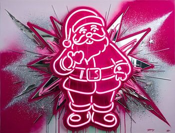 Pinkmas Santa - Neon Rebel Christmas