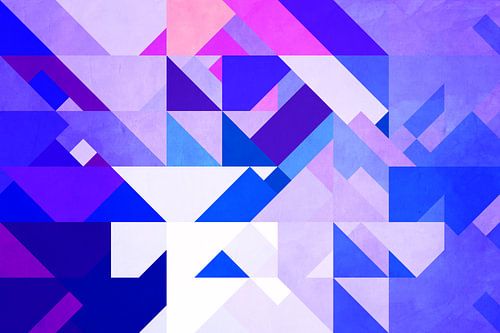 Driehoek Ontwerp Blauw