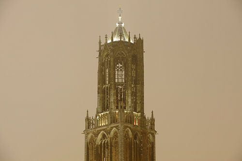Close-up of Utrecht's Dom tower