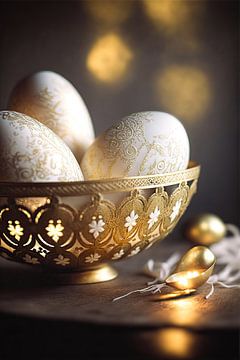 Ornamented Eggs von treechild .