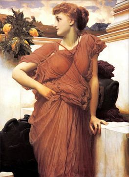 À la fontaine - Frederic Leighton sur Accessible Art