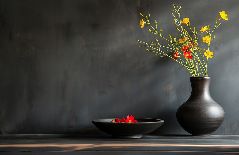 Esthetisch stilleven van fernlichtsicht