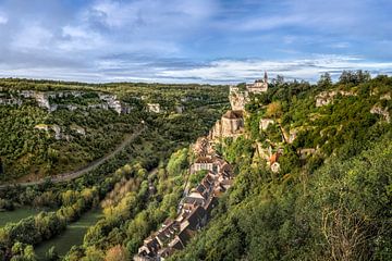 Mountain village of Rocamadour in France by Voss photography