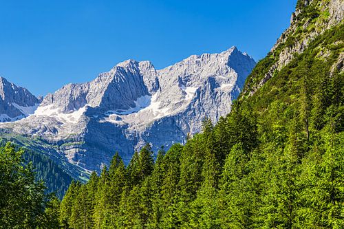 Landschaft im Rißtal nahe der Eng Alm in Österreich