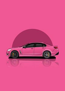 Art Car chevrolet ss pink