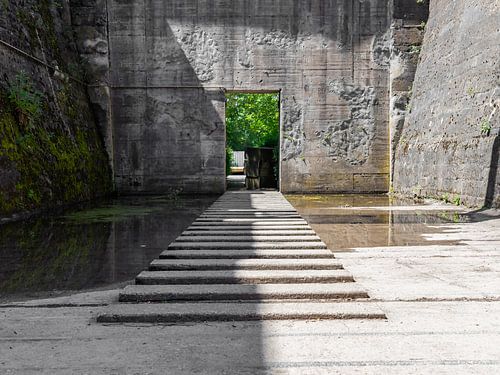 Symmetrische foto met mooie lijnen