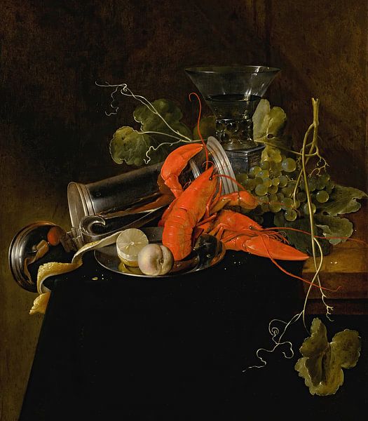Stilleven met twee kreeften, Jan Davidsz de Heem van Meesterlijcke Meesters