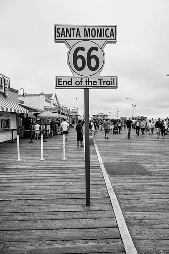 Eindpunt van Route 66 
