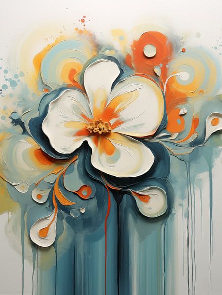 Abstract flowers by Bert Nijholt