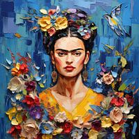 Frida im Van-Gogh-Stil