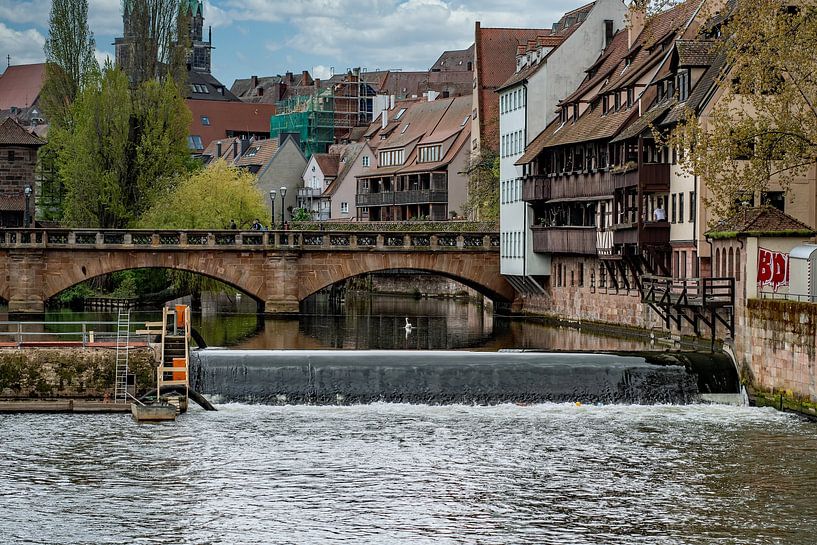 Max Brug over de Pegnitz van Thomas Riess