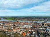 Kampen vanuit de lucht van Evert Jan Kip thumbnail