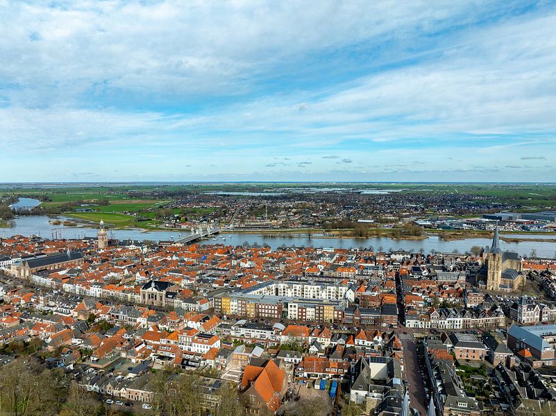 Kampen vanuit de lucht van Evert Jan Kip