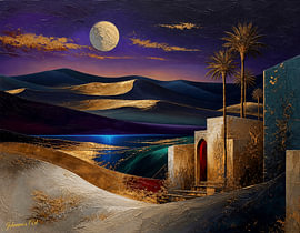 Deco After Dark – Gateway to the Infinite by Johannas Art Creations