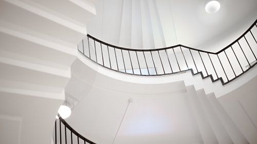 Escalier en colimaçon dans les archives d'Utrecht