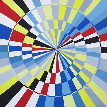 EH PAINTING ART 1998 #1084 Dizzy Original von Willem Hartgers