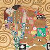 Liebende, Gustav Klimt von Details of the Masters