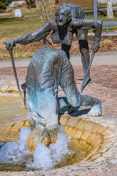 BADEN-WÜRTTEMBERG : HEALTH FOUNTAIN BAD BUCHAU by Photoart-Naegele