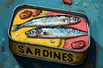 Colourful sardines by Studio Allee