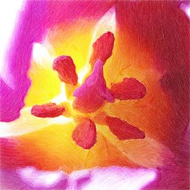 Tampon tulipe ART 2.0 sur Ingo Laue