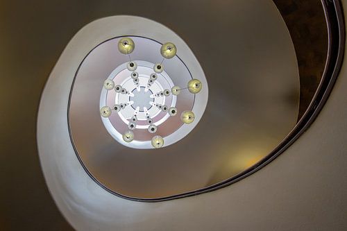 Spiraal trap van de  Hogeschool in Rotterdam!