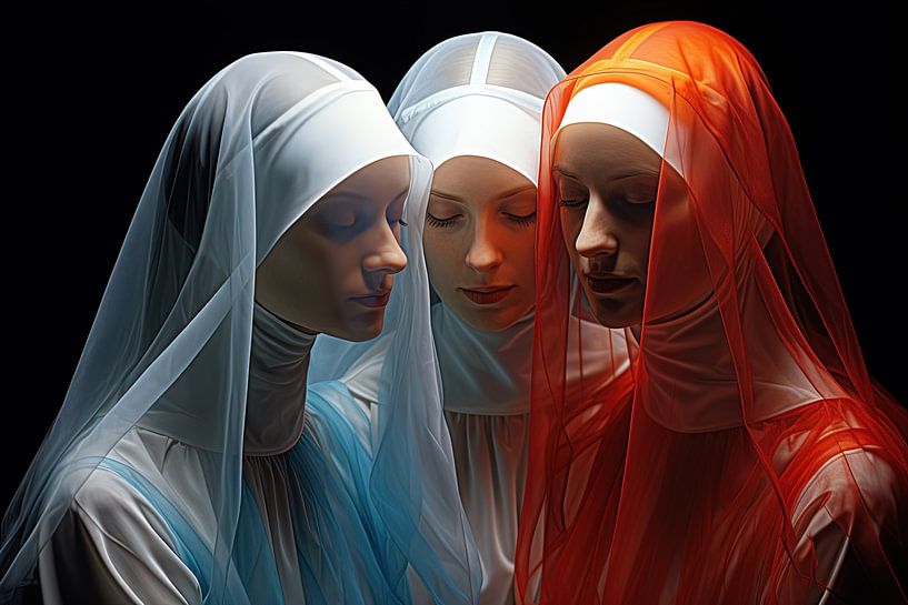 Nuns 2/8 by Hans-Jürgen Flaswinkel