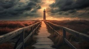 Sonnenaufgang am Leuchtturm