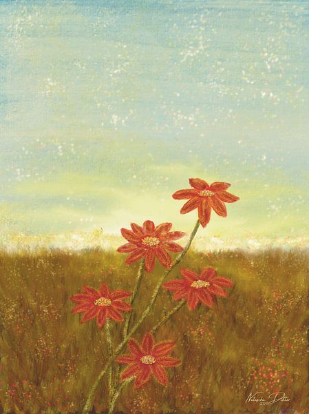 Lueur mystique du soir par Natascha Dokter