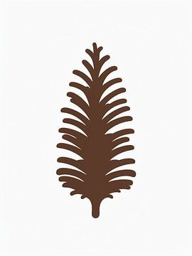 Pine Cone Silhouette by Giandra Safaraz