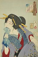 Tsukioka Yoshitoshi - Painful (Itaso), from the series _Thirty-two...