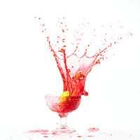 red splash