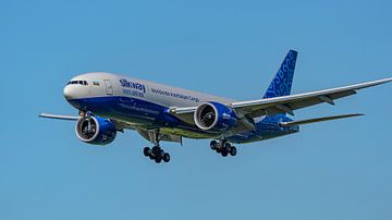 Silk Way West Airlines Boeing 777F vrachtvliegtuig. van Jaap van den Berg