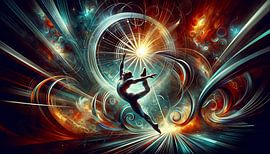 Graceful spirals: an ode to the spirit of dance by artefacti