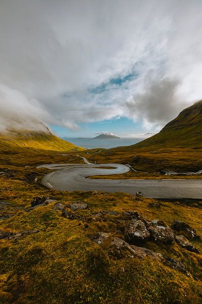 Straße nach Norðradalur. von Maikel Claassen Fotografie
