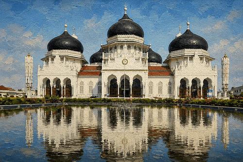 Große Baiturrahman-Moschee, Aceh