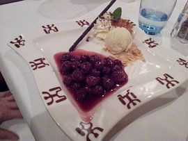 Food. Kersen met Ijs by Dirk van der Eijk