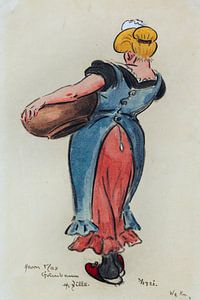 Die Stütze, HEINRICH ZILLE, 1921 von Atelier Liesjes