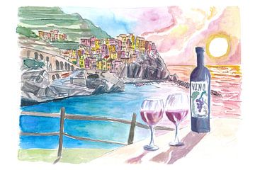 5 Terre Vibes with wine in Manarola