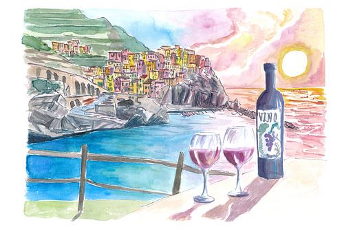 5 Terre Vibes mit Wein in Manarola