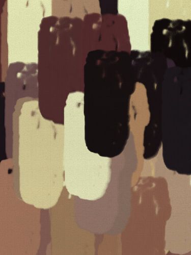 Aardse, abstracte vormen