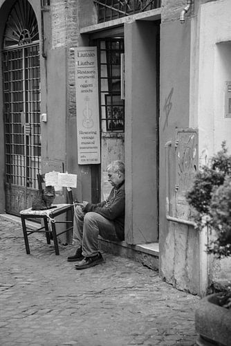 Rome | Photographie en noir et blanc dans la ville | Photographie de la ville