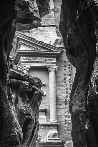 Le Trésor + le siq à Petra, Jordanie