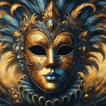 Venetian mask by Nicolette Vermeulen