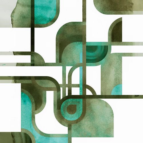 Noordse abstractie in organische vormen V